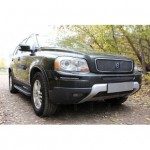 Защита радиатора Volvo XC90 2006-2009 black середина PREMIUM