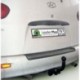 Фаркоп для HYUNDAI H1,STAREX (минивен) (2WD, задняя рессорная подвеска) 1998-2004 (без электрики)