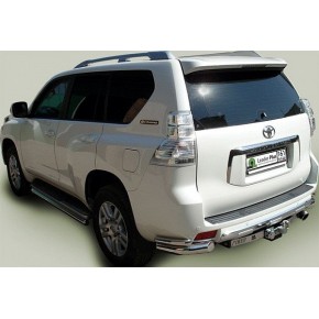 Фаркоп для TOYOTA L.C. PRADO (J120/J150) (2002-2009/ 2009-...) (без электрики) / LEXUS GX (460/470) (C НЕРЖ ПЛАСТИНОЙ)