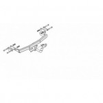 Фаркоп Jeep Compass SUV 2006-2011гг. (без электрики)
