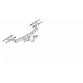 Фаркоп Jeep Compass SUV 2006-2011гг. (без электрики)