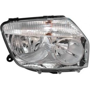 Правая фара внутри хром с регулирующим мотором (оригинал) Renault Duster