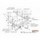 Фаркоп Honda Accord седан 2002-2008 твердое крепление (без электрики)