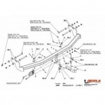 Фаркоп Hyundai Santa Fe 2006-2012 твердое крепление (без электрики)