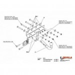 Фаркоп Jeep Grand Cherokee 2005-2012, Jeep Commander 2006-2010 твердое крепление (без электрики)