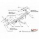 Фаркоп Peugeot 207 универсал 2007-2012 твердое крепление (без электрики)