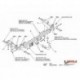 Фаркоп Peugeot 307 хетчбек 2001-2007, Peugeot 308 хетчбек 2007-2012 твердое крепление (без электрики)