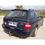 Фаркоп оцинкованный Honda Civic универсал 1996-2000 твердое крепление (без электрики)