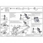 Фаркоп оцинкованный Mitsubishi L200 1996-2006, 2006-2015, 2015- съемное крепление (без электрики)