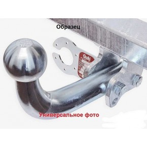 Фаркоп оцинкованный Mercedes Viano w638 1996-2003, Mercedes Vito w638 1996-2003 твердое крепление (без электрики)