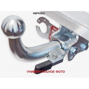 Фаркоп оцинкованный Tagaz Road Partner 2008-2011, Ssang Yong Musso 1995-2006 съемное крепление (без электрики)