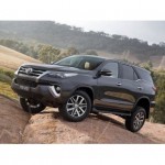 Фаркоп Toyota FORTUNER 2015-, никел. крюк, нержав. накладка, без электрики