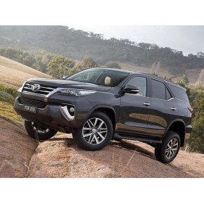 Фаркоп Toyota FORTUNER 2015-, никел. крюк, нержав. накладка, без электрики