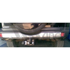 Фаркоп для Mitsubishi Pajero (Митсубиши Паджеро) (IV)(2007/5-) крюк тип F ( грузоподъемность 2000 кг) .