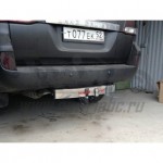 Фаркоп для Toyota Land Cruiser (Тойота Ленд Круизер) 200 (2007-2015-) с нержавеющей пластиной
