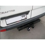 Фаркоп для VW Сrafter minivan/ Mercedes Sprinter minibus, van (2006-)  крюк тип F ( грузоподъемность 2000 кг) без электрики,