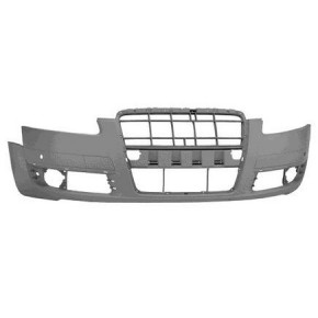 Передний бампер без отверстий под омыватель фар, под датч Audi A6 C6