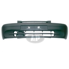 Передний бампер без отверстий под птф темно - серый Renault Kangoo