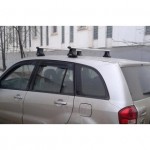 Багажник в сборе Toyota RAV4 (Тойота РАВ4), (2006-2013) (аэродинамический профиль дуги) (алюмин.)