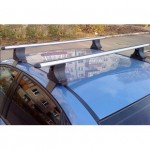 Багажник в сборе Chevrolet Lacetti (Шевроле Лачети) Хэтчбек (2004-2013) (аэродинамический профиль дуги) (алюмин.)