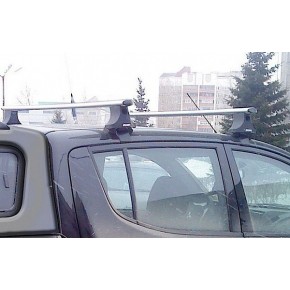 Багажник в сборе Mitsubishi L200 (2003-2006) (аэродинамический профиль дуги) (алюмин.)