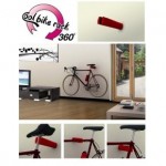 Крепление велосипеда на стену Cool Bike Rack (за любую часть рамы, 360 градусов) красное