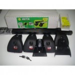 Багажная система Amos Beta Kit102 в сборе с прямоуг. дугами 120см в пластике. Для а/м с штат. местами.