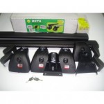 Багажная система Amos Beta Kit102 в сборе с черн.крыловид. дугами 85х120см без замка. Для а/м с штат. местами.