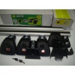 Багажная система Amos Beta Kit103 в сборе с аэродинам. дугами 55х120см без замка. Для а/м с штат. местами.
