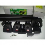 Багажная система Amos Beta Kit103 в сборе с черн.крыловид. дугами 85х120см без замка. Для а/м с штат. местами.