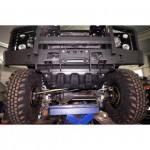 Защита рулевых тяг Land Rover Defender 90/110 (1998-) (Композит 12 мм)