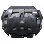 Защита картера двигателя и кпп Audi (Ауди) A3 (12-13)/Skoda Oktavia(04-13)/Yeti(11-)/Superb(08-15) кроме V6 и дизеля (Композит 6 мм)