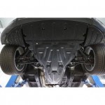 Защита картера двигателя и кпп Hyundai Genesis Coupe (V-все, 2012-2014)  (Композит 6 мм)