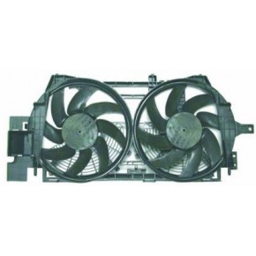Мотор+вентилятор радиатора охлаждения двухвентиляторный с корпусом Renault Laguna - 1 поколение