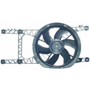 Мотор+вентилятор радиатора охлаждения с корпусом (автомат) без кондиционера Renault Laguna - 1 поколение
