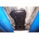 Защита картера двигателя и кпп BMW X5 (2013-) V- все, кроме X5M(10.2013-)/BMW X6 (2014-) V-все, кроме X6M , из 2-х частей(Композит 8 мм)