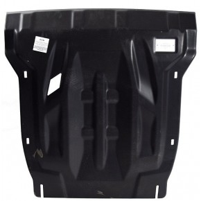 Защита картера двигателя и кпп Porsche Cayenne V-все,кроме 4,1D (10-) + РК из 2-х частей(Композит 10 мм)