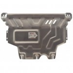 Защита картера двигателя и кпп Audi A3,V-1,8(2012-)/Skoda Superb,V-1,8, B8(15-)(Алюминий 4 мм)
