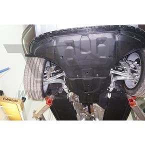 Защита картера двигателя и кпп Audi (Ауди) Q7,V-все, кроме 4.1D