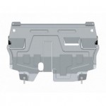 Защита картера и КПП для AUDI A1(10-)/SKODA Fabia(00-07-)/Rapid(14-)/Roomster(09-)/VOLKSWAGEN Polo(09-) сталь 1,5 мм