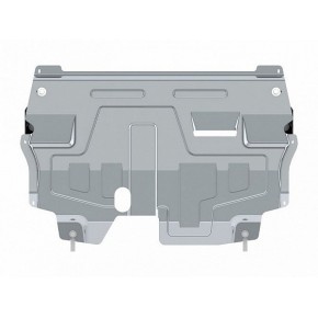 Защита картера и КПП для AUDI A1(10-)/SKODA Fabia(00-07-)/Rapid(14-)/Roomster(09-)/VOLKSWAGEN Polo(09-) сталь 1,5 мм