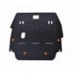 Защита картера двигателя и кпп для Chrysler Sebring 2001-2006, V-2.0,2.4 / Volga - Siber 2008-2010, V-все (сталь 2 мм)