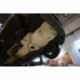Защита картера двигателя и кпп BMW X3,V-20D,30i, привод 4х4 (2017-)/BMW X4 V-все (2018-) из 2-х частей (Алюминий 4 мм)