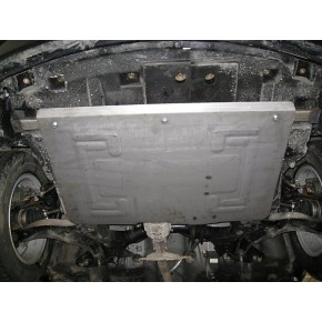 Защита картера двигателя и кпп для Mazda 323 (BJ) 1998-2003, V-все /Familia (BJ) 1998-2003, V-все/ Haima 3 2011-, V-все (сталь 2 мм)
