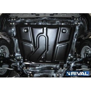 Защита картера и КПП Автоброня Changan CS75 2015-, V - 1.8 (163 л.с.) , сталь 2 мм, комплект крепежа, 111.08905.1