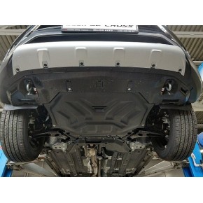 Защита картера двигателя и кпп Eclipse Cross V-все (2017-) (Композит 6 мм)