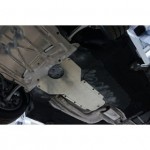 Защита АКПП BMW 5er, V-2.0i, задний привод (2012-)(Алюминий 4 мм)