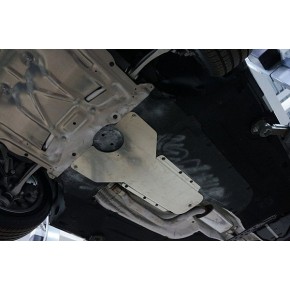Защита АКПП BMW 5er, V-2.0i, задний привод (2012-)(Алюминий 4 мм)