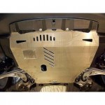 Защита картера двигателя и кпп Honda Civic 5D хэтчбек,V-1,8 (2006-11)  (Алюминий 4 мм)