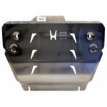 Защита картера двигателя и кпп Honda Pilot, V-3,5 (2011-2015)  (Алюминий 4 мм)